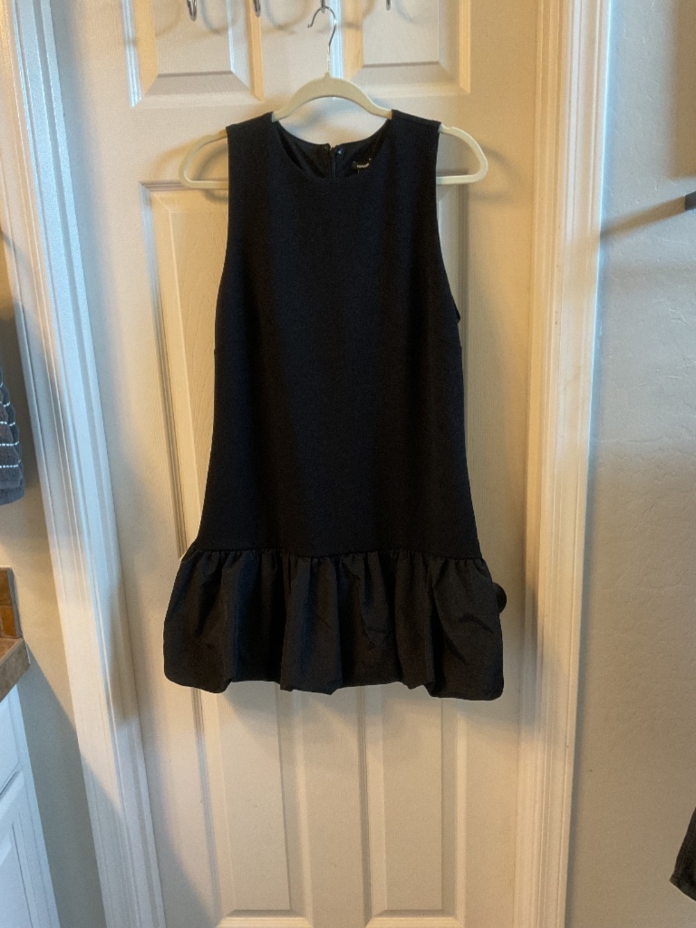 Black bubble dress by Express